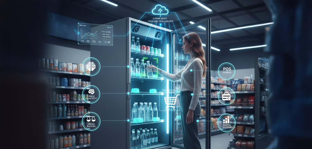 Smart AI Cooler - Future of Retail